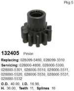 �������� �������� 132405 SM61833 132405 ����