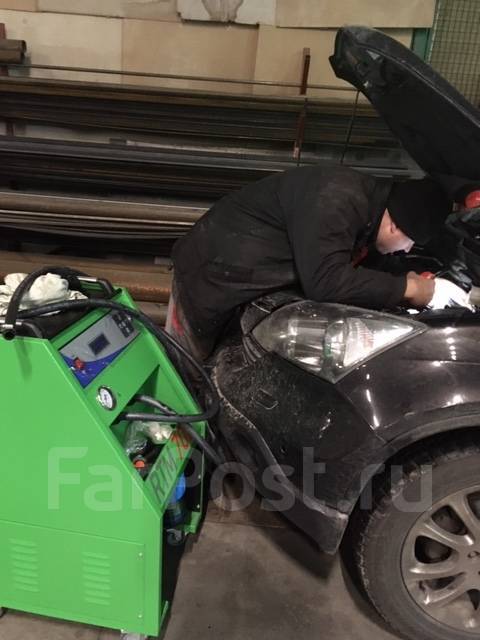 Промывка системы охлаждения двигателя (радиаторов, печки), легковые ...