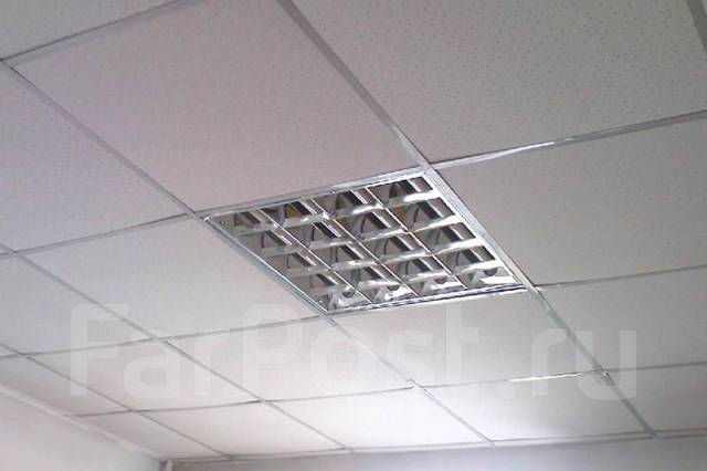 Монтаж потолков грильято и Армстронга во Владивостоке