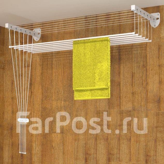 Сушилка для белья потолочная и настенная "Gimi Lift 200", новый, в ...