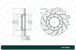 ���� ��������� ��������������� G-Brake GFR11002L, ����� ������ GFR11002L ����