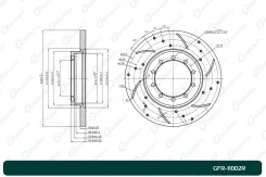 ���� ��������� ��������������� G-Brake GFR11002R, ������ ������ GFR11002R ����