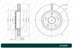 ���� ��������� ������������� G-Brake GR20590 GR20590 ����