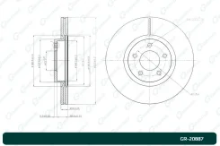 ���� ��������� ������������� G-Brake GR20887 GR20887 ����