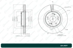 ���� ��������� ������������� G-brake GR-21077 Gbrake GR21077 GR21077 ����
