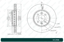 ���� ��������� ������������� G-Brake GR21596 GR21596 ����