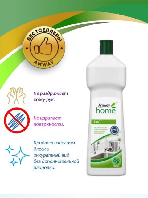 LOC Универсальное средство для метал, керамических изделий Amway, Амве ...