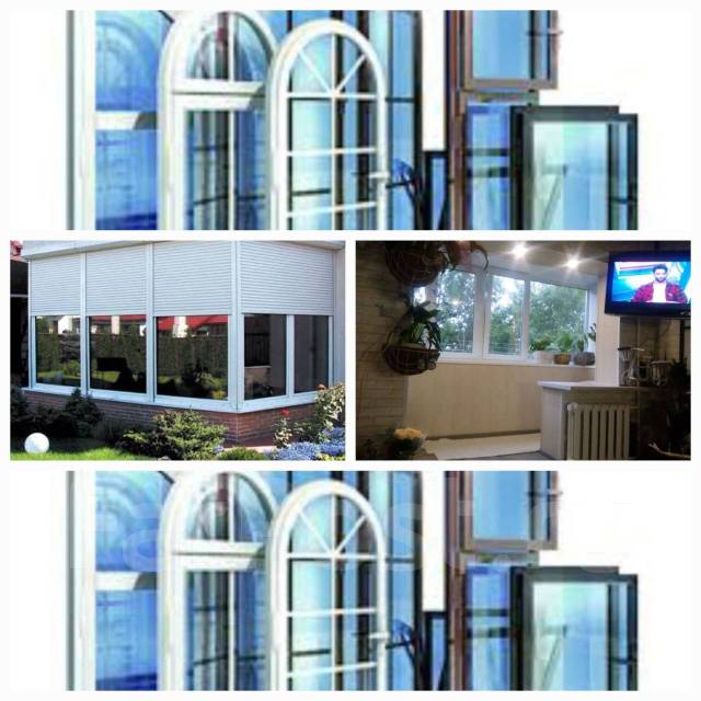 Установка лоджии балконы окна пвх, новый, под заказ. Цена: 26 000₽ во ...