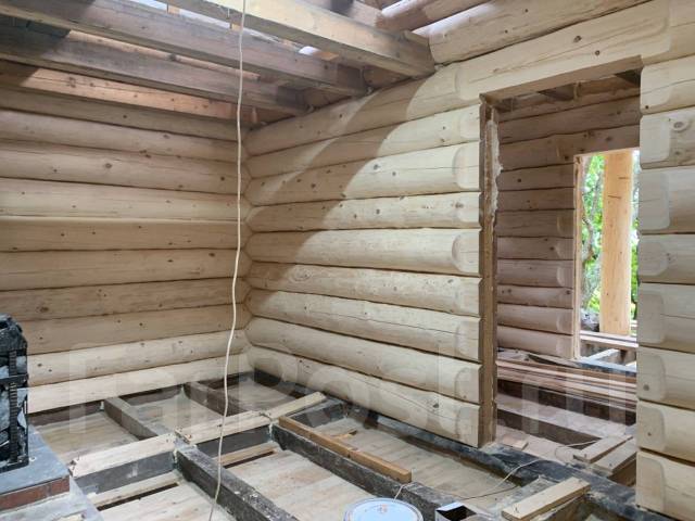 Шлифовка, Покраска Деревянных Домов, Срубов. Герметизация, Теплый Шов ...