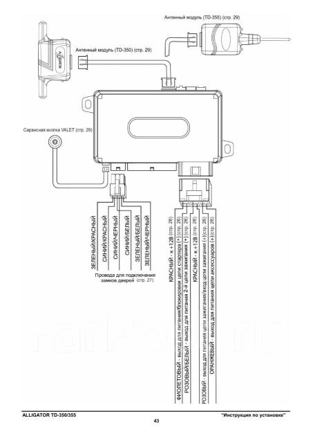 Alligator td 315 инструкция