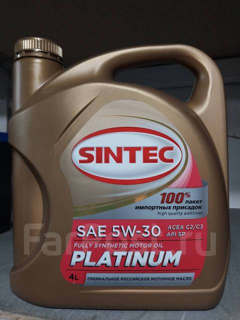 Sintec platinum c2. Синтек масло 5w30 синтетика.