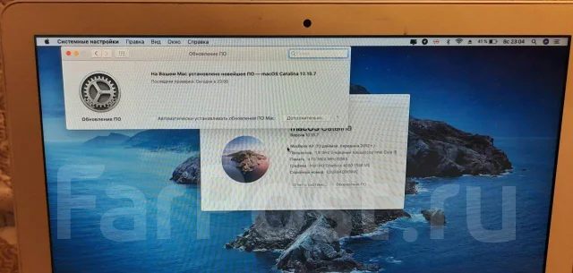 Apple MacBook Air 11. 13", 1,8����, ��� 4 ��, ���� 128���, WiFi: 1, Bluetooth: 1, ����������� �� 2��. ����