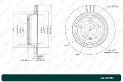 ���� ��������� ������������� G-brake GR-02497 GR02497 ����