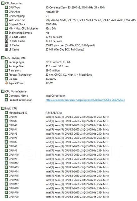 Intel Xeon E5-2660 v3 ����