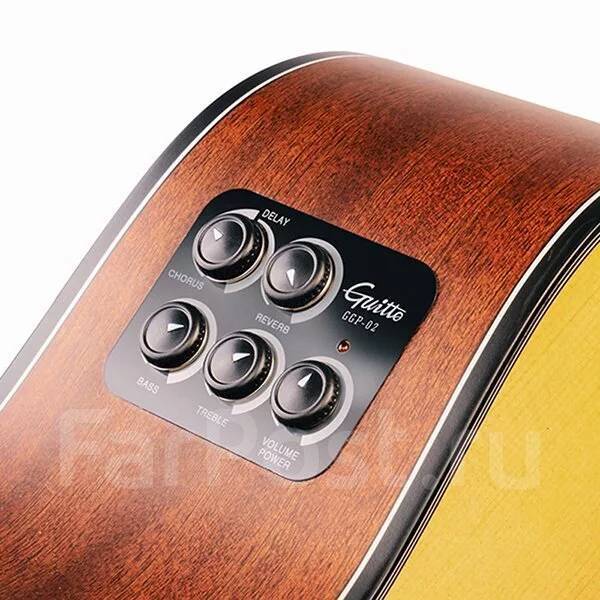 Звукосниматель для акустической гитары, трансакустический, Guitto GGP ...