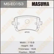 ������� �������� Masuma, AN-4367K rear (1/12) MS-E0153 Masuma, ������ MSE0153 ����