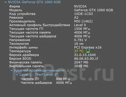 GeForce GTX 1060 ����