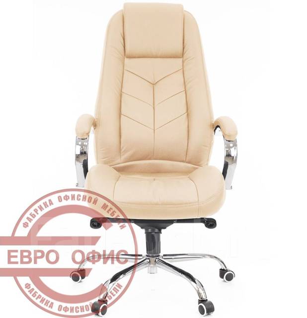 Кресло офисное компьютерное "Drift Full M" Экокожа, бежевый, 63,0 см ...