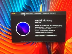 Apple MacBook Pro 13 2016 Late. 13.3", 2,0����, ��� 8 ��, ���� 256���, WiFi, Bluetooth ����