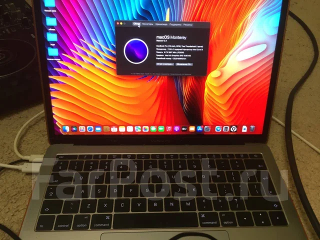 Apple MacBook Pro 13 2016 Late. 13.3", 2����, ��� 8 ��, ���� 256���, WiFi: 1, Bluetooth: 1 ����