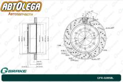 ���� ��������� ������-� �. G-brake Toyota Prado 70 90 120 Lexus GX470 GFR-02858L ����