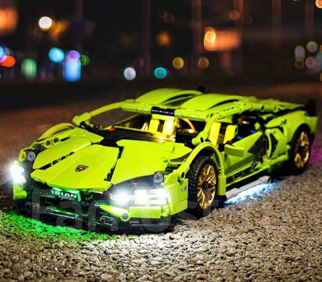 Конструктор из серии Technic суперкар Lamborghini Sian (реплика Лего ...