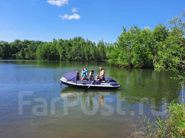 Продам лодку гладиатор 380, надувное дно, с мотором ямаха 15, подвесной ...
