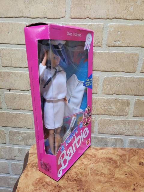 90 Vintage Mattel Navy Barbie Doll Stars n Stripes 1990 6 500
