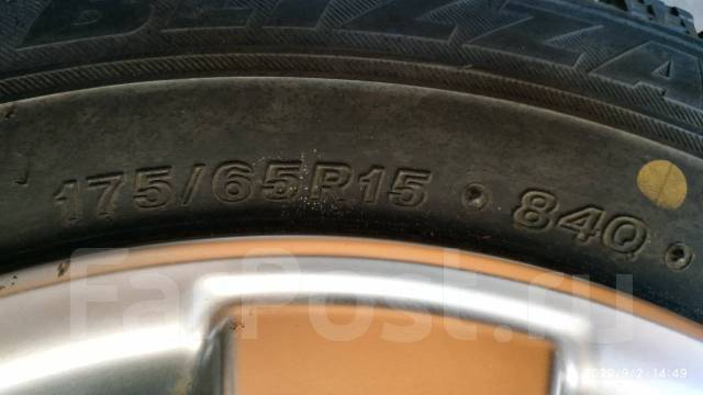 175/65/15 зима на литье Toyota 4x100, 15", 1 шт, 175 мм, 65 % ...