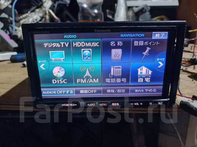 Японская магнитола, Panasonic CN-HW860D, 2 DIN — 178x100 мм, б/у, в ...