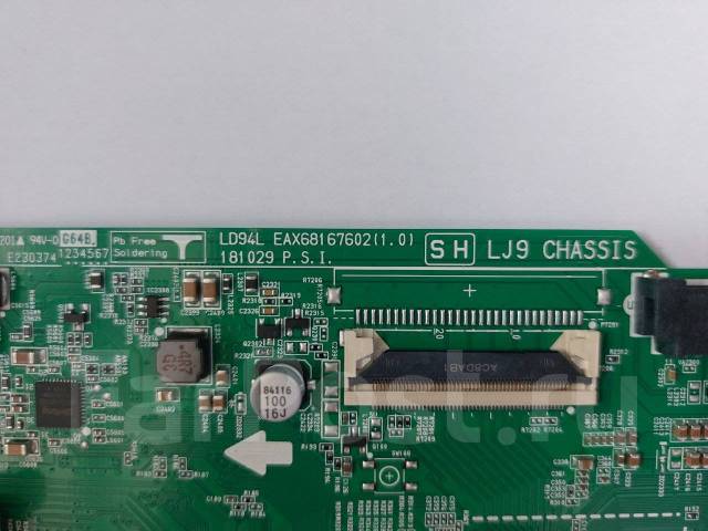 Материнская плата EAX68167602(1.0) для ТВ LG 43LM5777, 43LM5762, б/у, в ...