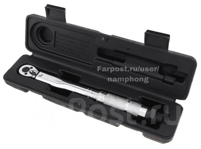 Динамометрический ключ 1/4”DR 5-25N.m, 26см, новый, в наличии. Цена: 2 ...
