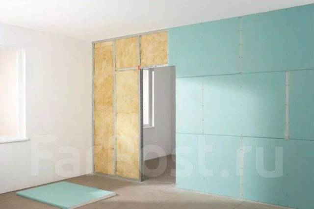 Возведение, Монтаж перегородок ГВЛ/ГКЛ/ДСП/фанера во Владивостоке