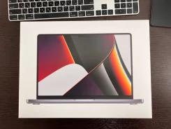 Apple MacBook Pro 14 2021. 14", 3,2����, ��� 64 �� � ������, ���� 1 000���, WiFi, Bluetooth, ����������� �� 25��. ����