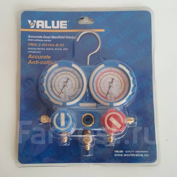 Манометрический коллектор Value VMG-2-R410A-B-03 - Инструменты и ...