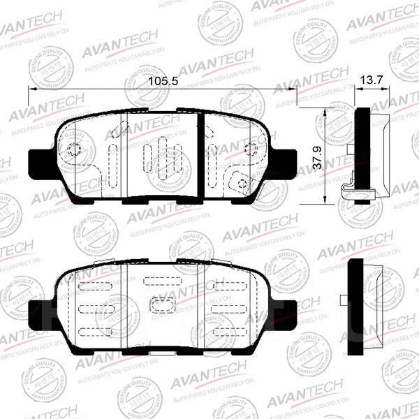 Pn2466 nibk колодки