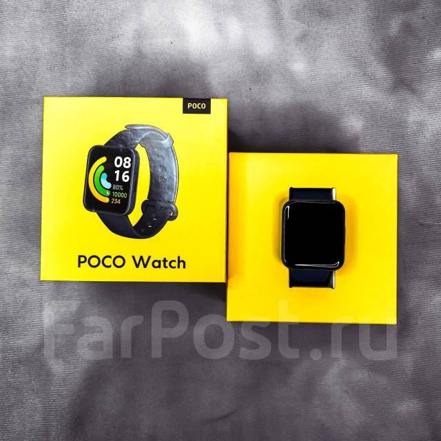 Смарт-часы Xiaomi POCO Watch (M2131W1) Ростест! Синие, GPS, Android ...