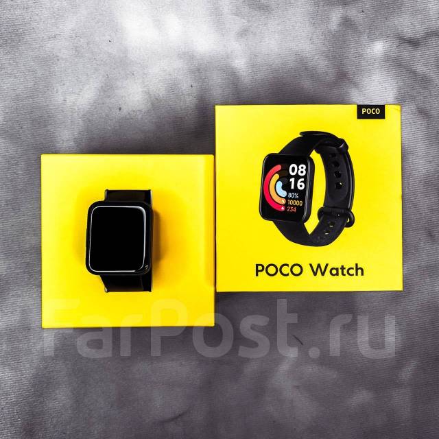Смарт-часы Xiaomi POCO Watch (M2131W1) Ростест! Чёрные - Умные часы и ...