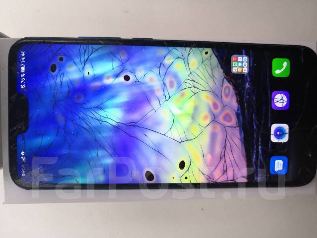Honor 10, 5.84", моноблок, синий, 3G, 4G LTE, Dual-SIM, Защищенный, NFC ...