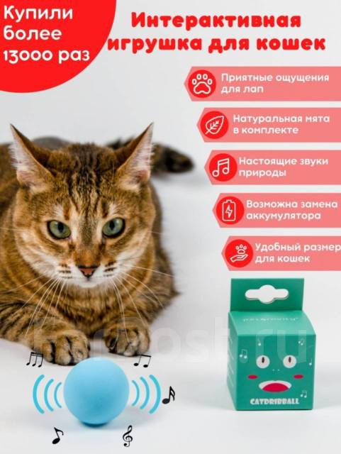 Интерактивная игрушка для кота - Аксессуары в Хабаровске