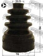 ������� ���� ���������� �������� 78x84x20.5 | ����/��� | Febest 2715S40T 2715S40T ����