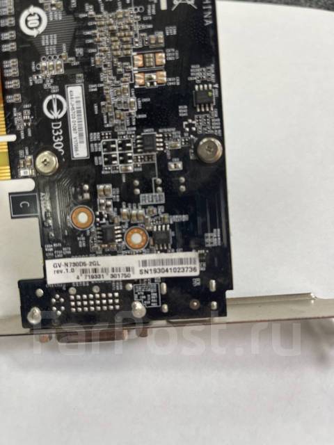 Видеокарта Gigabyte GeForce GT 730 2Гб GDDR 5! Гарантия 1год! Недорого ...