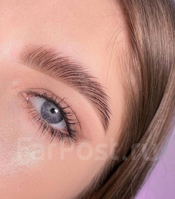 Долговременная укладка, оформление бровей, ламинирование ресниц во ...