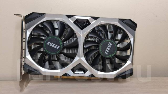 Игровая видеокарта MSI GTX 1650 4 GB GDDR6 + Гарантия DNS, б/у, в ...
