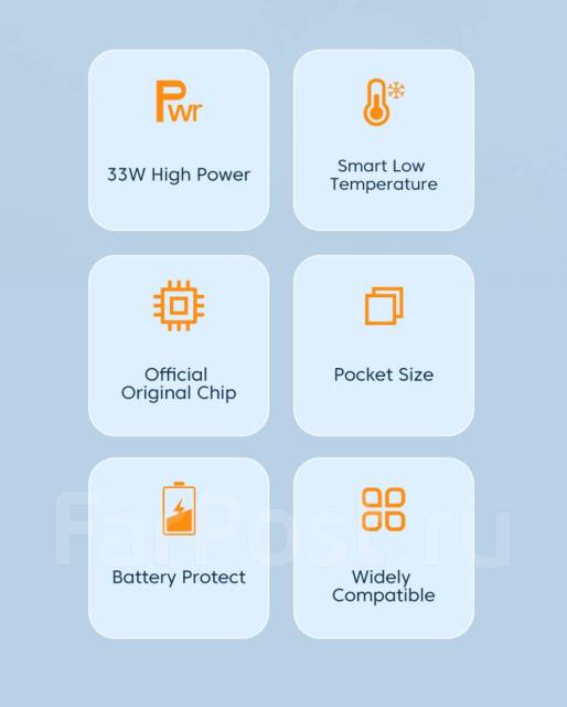 Зарядное устройство Kuulaa RY-U33 33W GaN PD3.0 QC3.0 - Аксессуары во ...