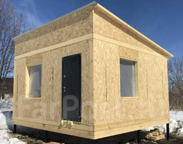 Возведение дачных домиков и бытовок из сип-панелей, новый, в наличии во ...