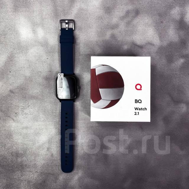 Смарт-часы BQ Watch 2.1 Ростест Темно-синие, IP67, Android, iOS, новый ...