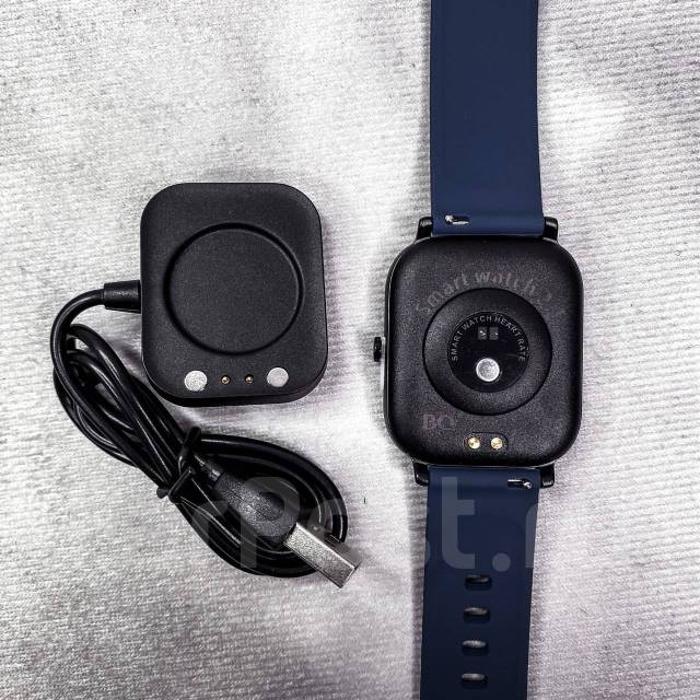 Смарт-часы BQ Watch 2.1 Ростест Темно-синие, IP67, Android, iOS, новый ...