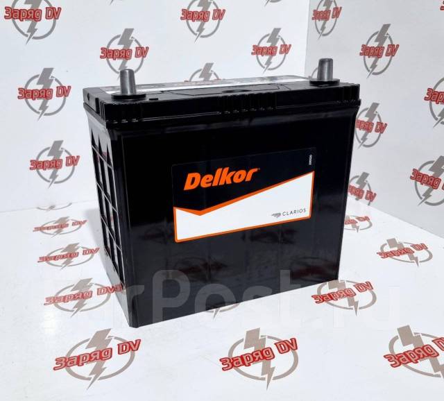 Аккумулятор Delkor 60B24L, 45Ач, CCA 430А - Аккумуляторы в Уссурийске