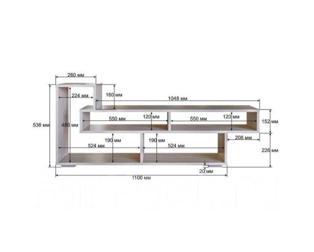 Тумба под ТВ "Локо" Ясень Шимо светлый, 130,0 см, 54,0 см, 30,0 см ...